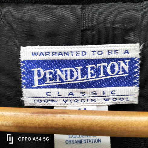 ペンドルトン PENDLETON USA製 タータンチェック ウール テーラードジャケット レディース 14