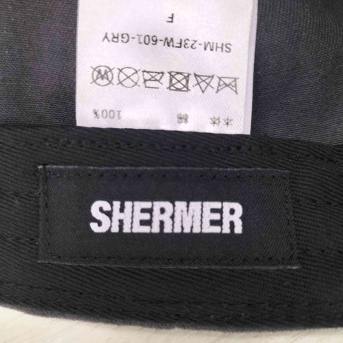 SHERMER Sロゴ刺繍 SPORTS CAP メンズ