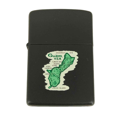 ジッポ ZIPPO GUAM ライター マットブラック メンズ