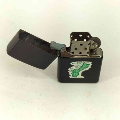 ジッポ ZIPPO GUAM ライター マットブラック メンズ