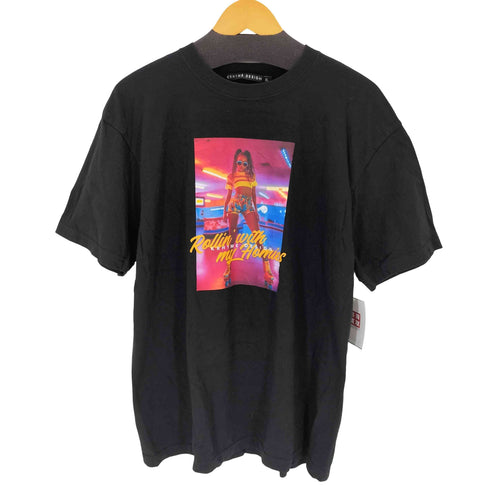 KRHYME DESIGN プリントS/Sカットソー STREET メンズ XL