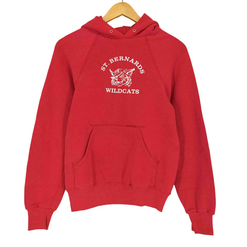 バセットウォーカー BASSETT WALKER 80s ST.BERNARDS WILDCATS ラグランスリーブプルオーバーパーカー メンズ