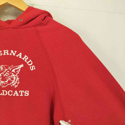 バセットウォーカー BASSETT WALKER 80s ST.BERNARDS WILDCATS ラグランスリーブプルオーバーパーカー メンズ