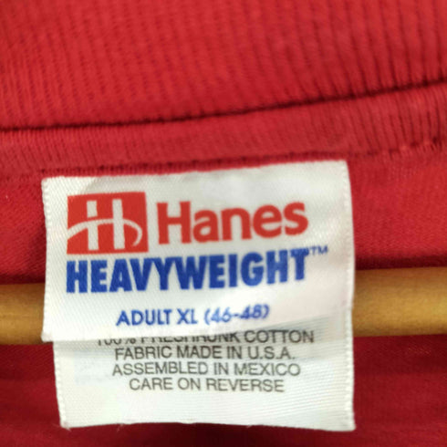 ヘインズ Hanes USA製 MLB フロントチームプリントクルーネックTシャツ メンズ XL