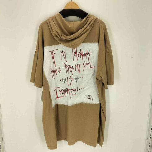 フェイスコネクション FAITH CONNEXION Oversized Hooded Tag T-shirt メンズ M