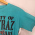 80-90s ALCATRAZ 裾シングル フロントプリントクルーネックTシャツ メンズ