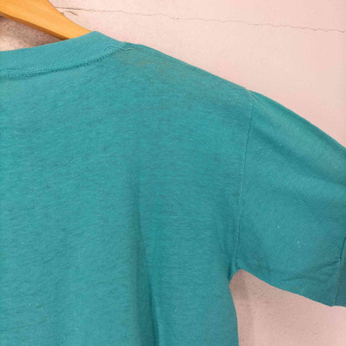 80-90s ALCATRAZ 裾シングル フロントプリントクルーネックTシャツ メンズ