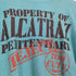 80-90s ALCATRAZ 裾シングル フロントプリントクルーネックTシャツ メンズ