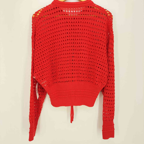 アダムエロペ Adam et Rope 24ss メッシュニットブルゾン レディース FREE