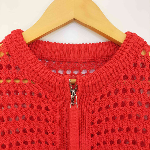 アダムエロペ Adam et Rope 24ss メッシュニットブルゾン レディース FREE