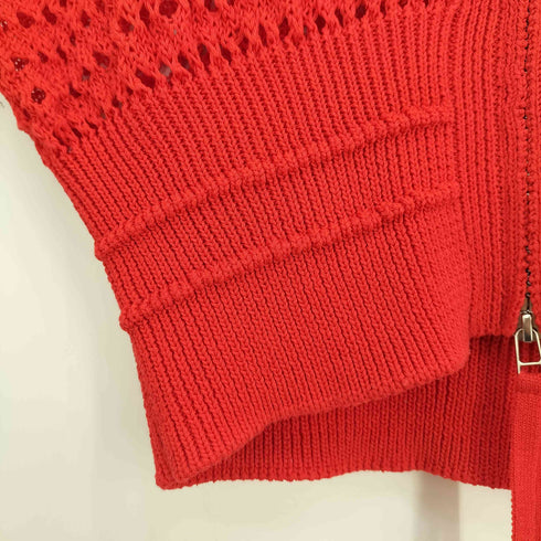 アダムエロペ Adam et Rope 24ss メッシュニットブルゾン レディース FREE