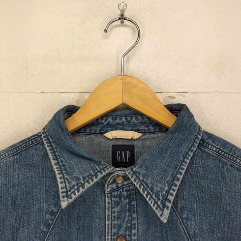ギャップ Gap 00s ウエスタンデニムシャツ メンズ L