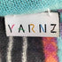 YARNZ 総柄 カシミヤ100 フリンジ 大判 ストール レディース