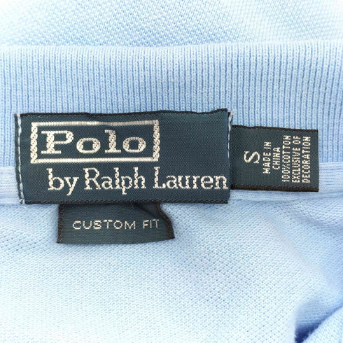 ポロバイラルフローレン Polo by RALPH LAUREN CUSTOM FIT ポニー刺繍 鹿の子 ポロシャツ レディース JPN:S