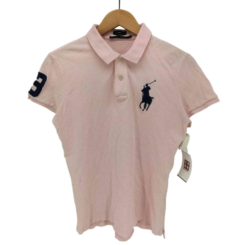 ラルフローレン RALPH LAUREN THE SKINNY POLO ビッグポニー ナンバリング 3 鹿の子 ポロシャツ レディース 5f