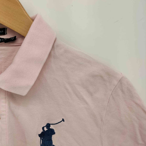 ラルフローレン RALPH LAUREN THE SKINNY POLO ビッグポニー ナンバリング 3 鹿の子 ポロシャツ レディース 5f