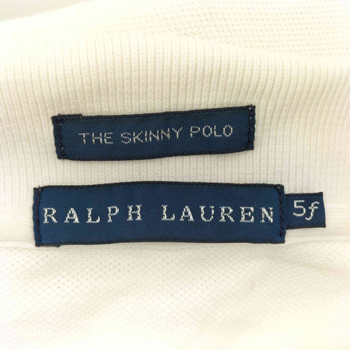 ラルフローレン RALPH LAUREN THE SKINNY POLO ポニー刺繍 鹿の子ポロシャツ レディース 5F