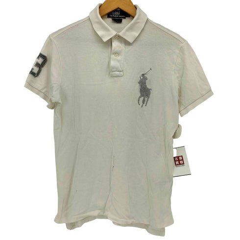 ポロバイラルフローレン Polo by RALPH LAUREN CUSTOM FIT ビッグポニー ナンバリング 3 鹿の子 ポロシャツ レディース JPN:S