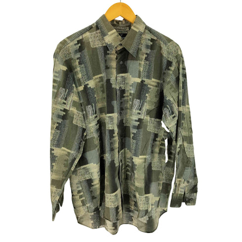 クラウディオバレンティノ CLAUDIO VALENTINO 総柄シャツ レディース import:L