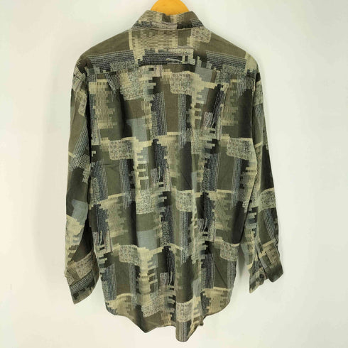 クラウディオバレンティノ CLAUDIO VALENTINO 総柄シャツ レディース import:L