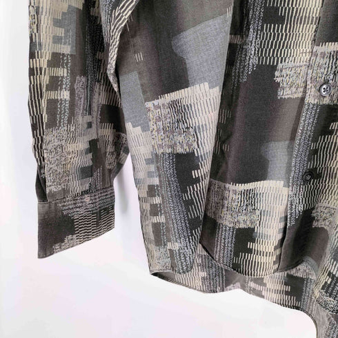 クラウディオバレンティノ CLAUDIO VALENTINO 総柄シャツ レディース import:L