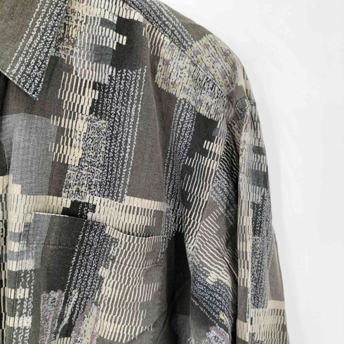 クラウディオバレンティノ CLAUDIO VALENTINO 総柄シャツ レディース import:L