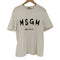 エムエスジーエム MSGM ロゴプリントクルーネックTシャツ メンズ JPN:S