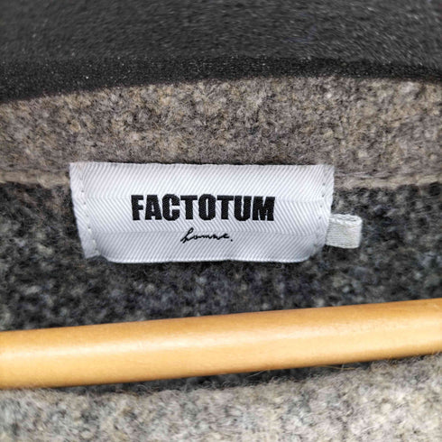 ファクトタム FACTOTUM ハート総柄 クルーネックセーター メンズ JPN:46