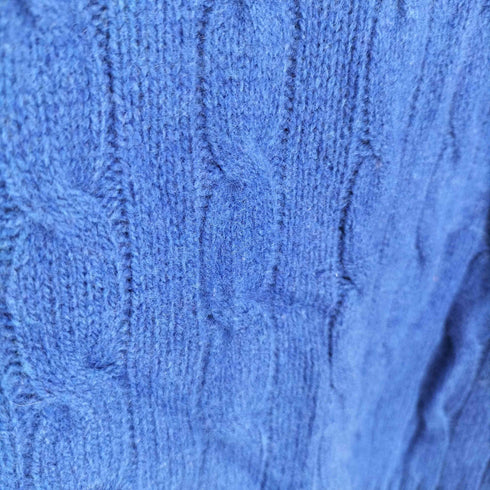 ポロラルフローレン POLO RALPH LAUREN ポニー刺しゅう ケーブル Vネックニット レディース JPN:XL
