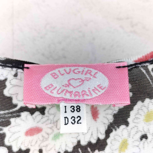ブルーガール Blugirl ブルマリン 花柄 ミニワンピース レディース 38