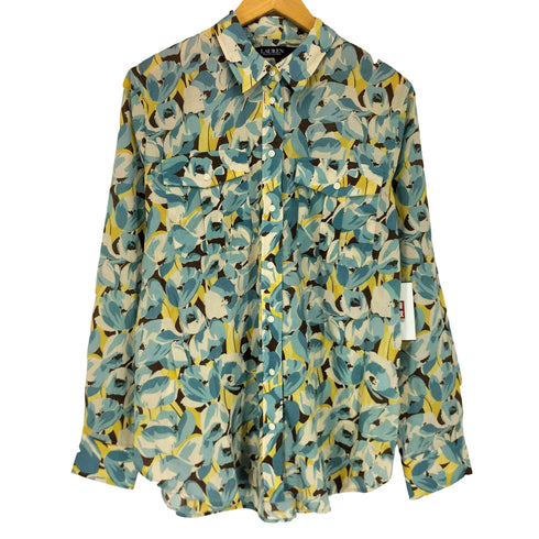 ローレンラルフローレン LAUREN RALPH LAUREN 総柄 シャツ レディース JPN:L