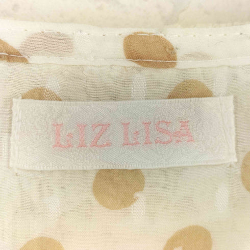 リズリサ LIZ LISA ドット 半袖 シアー ブラウス レディース 0