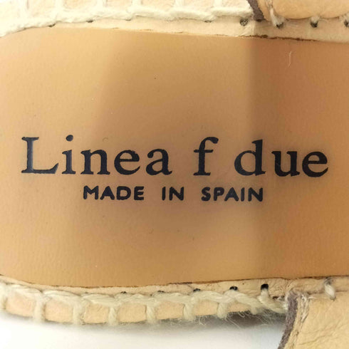 LINEA F DUE ウェッジソール サンダル レディース 36