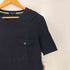 バーバリーロンドン BURBERRY LONDON エクエストリアン ナイト刺繍 Vネック ポケット 半袖Tシャツ メンズ import:M