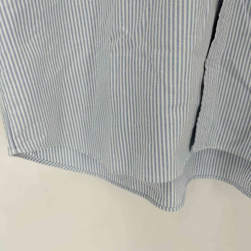 インディヴィジュアライズドシャツ individualized shirts DRESS 半袖 ストライプ柄ボックスシャツ メンズ L