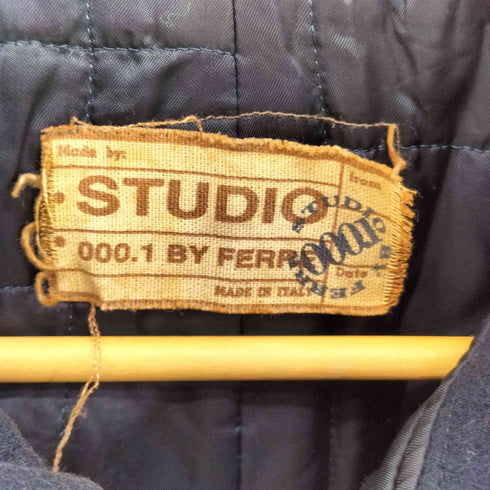 ストゥーディオフェレ studio 0001 by ferre フーデッドコート メンズ