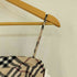バーバリーブルーレーベル BURBERRY BLUE LABEL ノバチェック ウール100 プリーツ切替キャミワンピース レディース 36