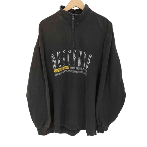 デサント descente ハーフジップトレーナー メンズ XO