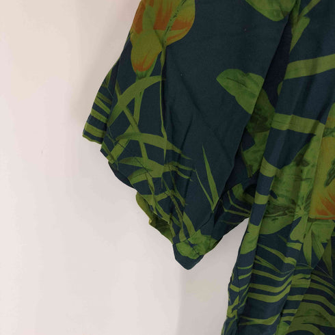 トゥーパームス TWO PALMS MADE IN HAWAII ガーメントダイ アロハシャツ メンズ import:L