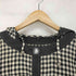 クレージュ courreges チェック柄 フーデッド シャツブルゾン レディース 38
