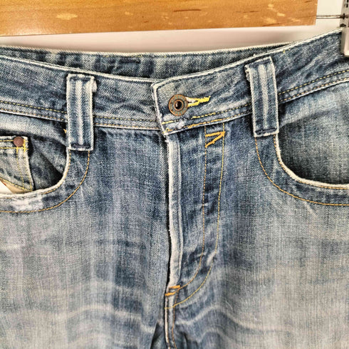 ディーゼル DIESEL ボタンフライ バギーワイド デニム メンズ UK:32-33
