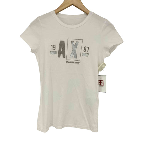 アルマーニエクスチェンジ ARMANI EXCHANGE ロゴプリント クルーネックTシャツ レディース JPN:S