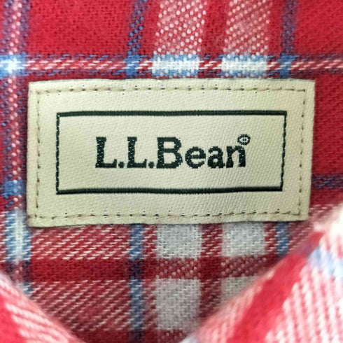 エルエルビーン L.L.Bean コットン L/S ネルシャツ レディース JPN:S