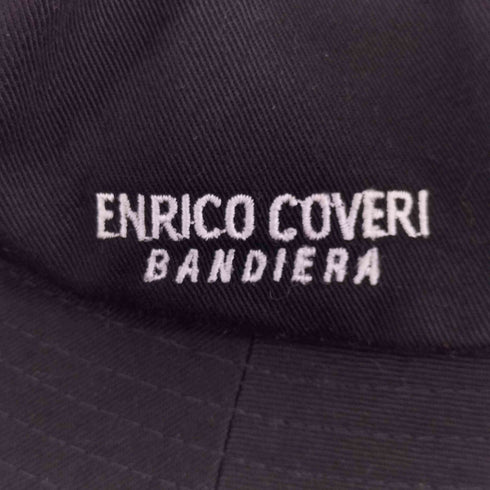 エンリココベリ enrico coveri ロゴ刺繍 バケットハット レディース