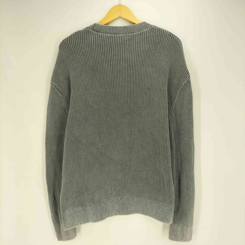 ザラ ZARA ウォッシュド加工リブテクスチャーセーター メンズ import:M