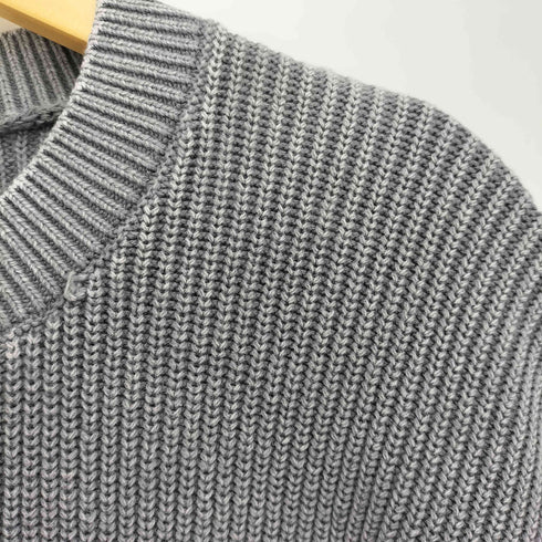 ザラ ZARA ウォッシュド加工リブテクスチャーセーター メンズ import:M