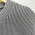 ザラ ZARA ウォッシュド加工リブテクスチャーセーター メンズ import:M