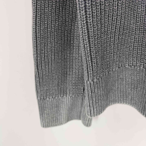 ザラ ZARA ウォッシュド加工リブテクスチャーセーター メンズ import:M