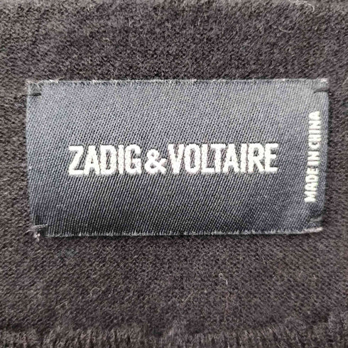 ザディグエヴォルテール ZADIG&VOLTAIRE フロントロゴ ニット セーター Y2K レディース JPN:L