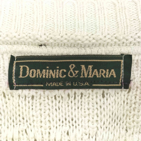 DOMINIC&MARIA USA製 コットンニット メンズ